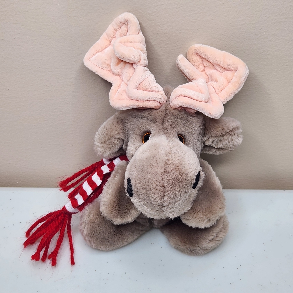 Vintage Ganz Moogy Moose With Scarf, The Heritage Collection Moose 1985